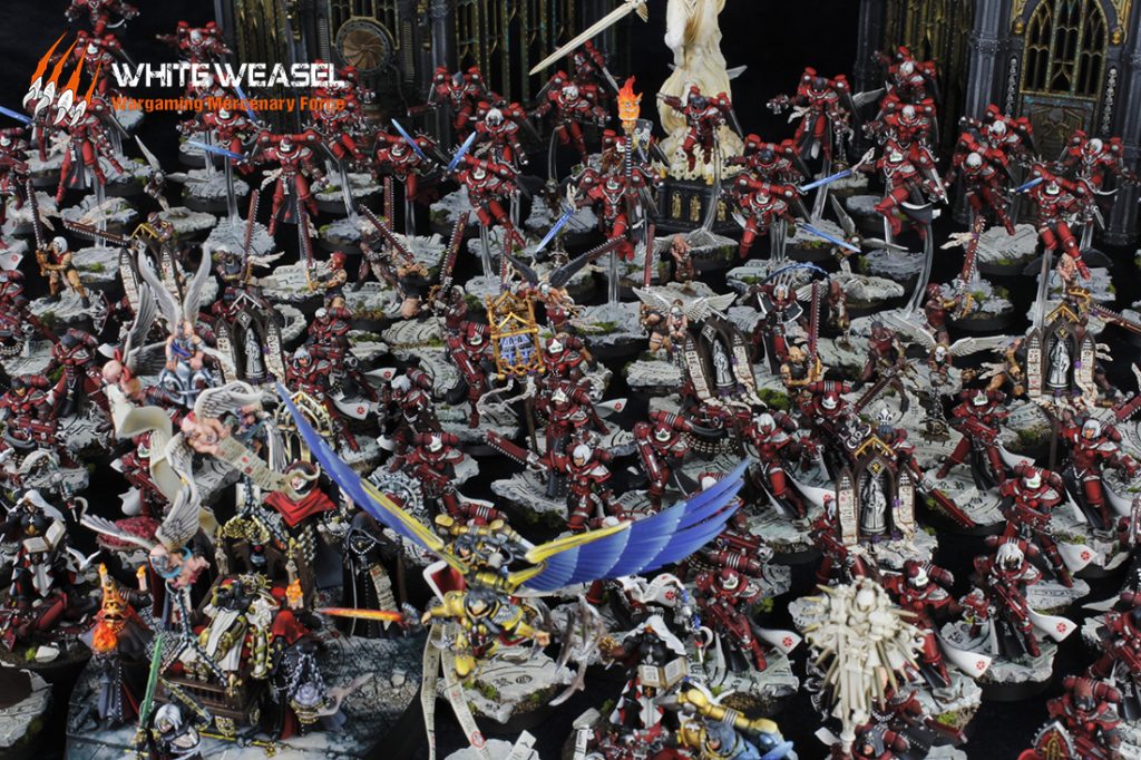 Escouade De Sœurs De Bataille Bloody Rose - Warhammer 40K - Peinte Sur Commande (pro)